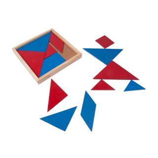 Tangram De Madera Doble